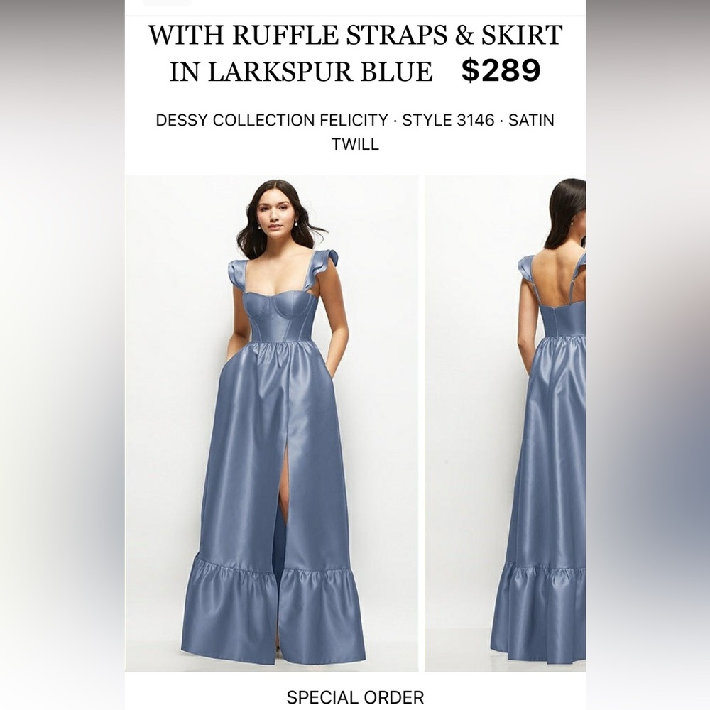Dessy Collection Dress in Blue